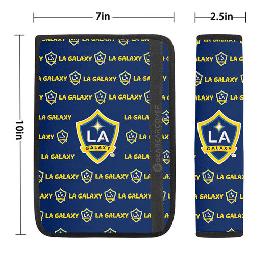 LA Galaxy Seat Belt Covers Sporty Team Collection - Gearcarcover - 1