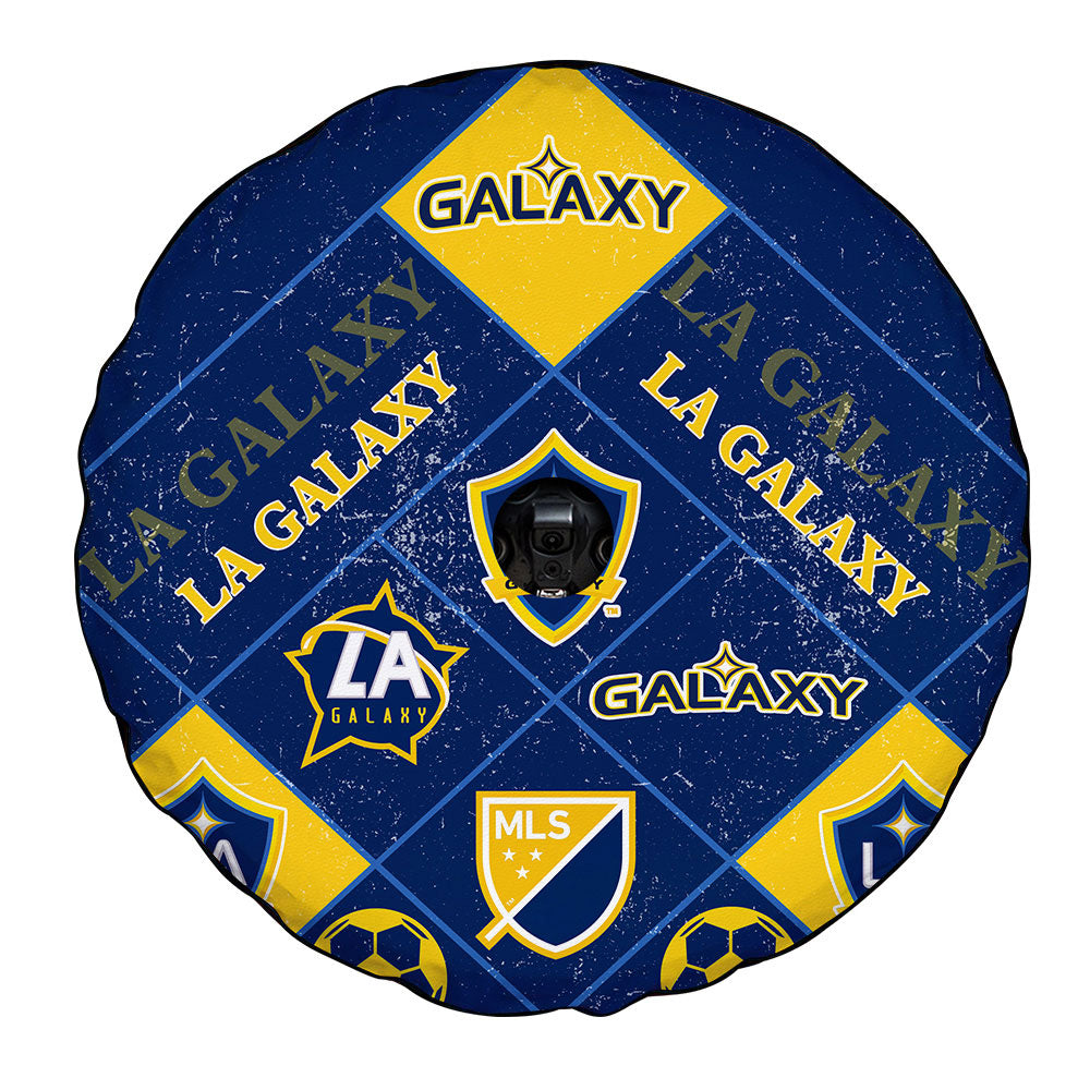 LA Galaxy Spare Tire Covers Camera Hole Sporty Team Collection - Gearcarcover - 4