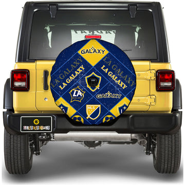 LA Galaxy Spare Tire Covers Camera Hole Sporty Team Collection - Gearcarcover - 1