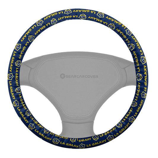 LA Galaxy Steering Wheel Cover Sporty Team Collection - Gearcarcover - 2