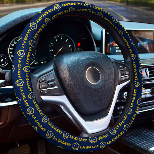 LA Galaxy Steering Wheel Cover Sporty Team Collection - Gearcarcover - 1