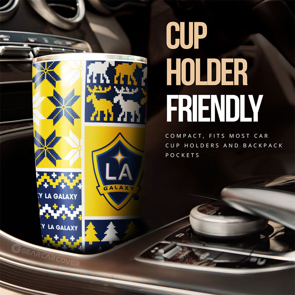 LA Galaxy Tumbler Cup Custom Ugly Style Car Accessories - Gearcarcover - 3