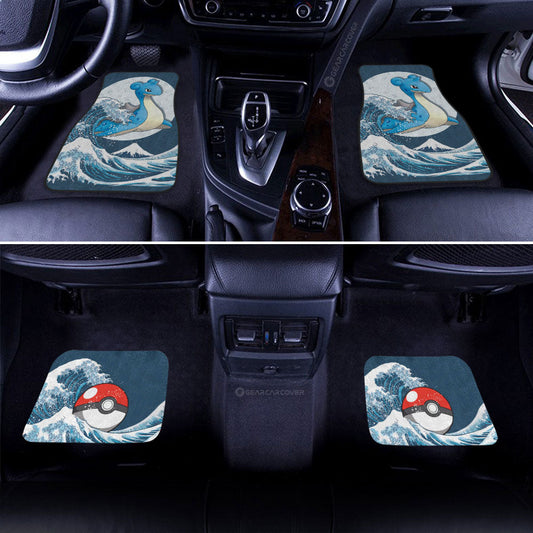 Lapras Car Floor Mats Custom Pokemon Car Accessories - Gearcarcover - 2