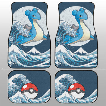 Lapras Car Floor Mats Custom Pokemon Car Accessories - Gearcarcover - 1