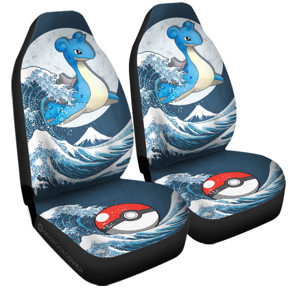 Lapras Car Seat Covers Custom Pokemon Car Accessories - Gearcarcover - 3