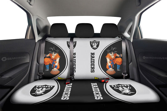 Las Vegas Raiders Car Back Seat Covers Custom Car Accessories For Fans - Gearcarcover - 2