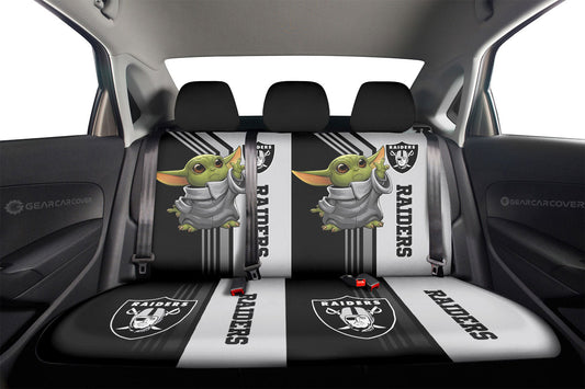 Las Vegas Raiders Car Back Seat Covers Custom Car Accessories - Gearcarcover - 2