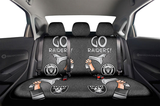 Las Vegas Raiders Car Back Seat Covers Custom Car Accessories - Gearcarcover - 2
