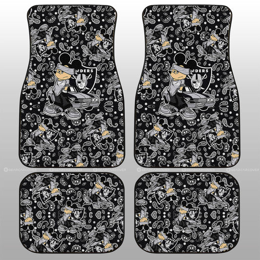 Las Vegas Raiders Car Floor Mats Cartoon Theme Collection - Gearcarcover - 1