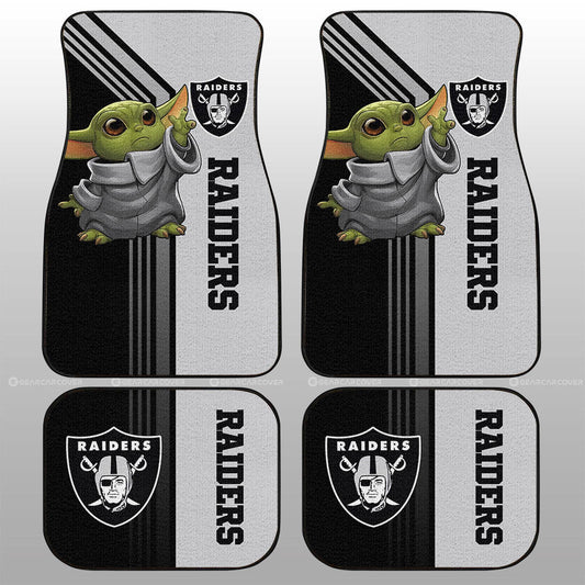 Las Vegas Raiders Car Floor Mats Custom Car Accessories - Gearcarcover - 1