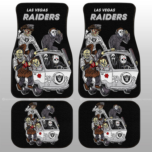 Las Vegas Raiders Car Floor Mats Custom Car Accessories - Gearcarcover - 1