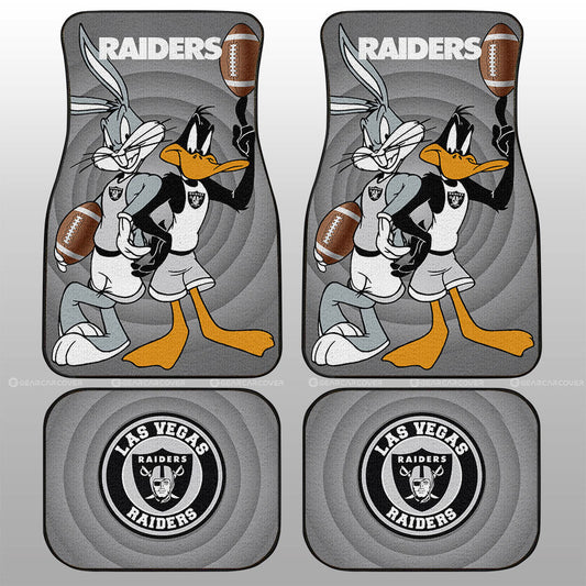 Las Vegas Raiders Car Floor Mats Custom Car Accessories - Gearcarcover - 1