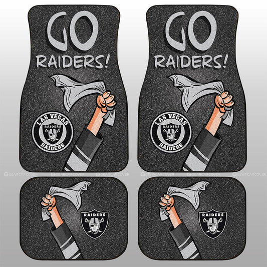 Las Vegas Raiders Car Floor Mats Custom Car Accessories - Gearcarcover - 1