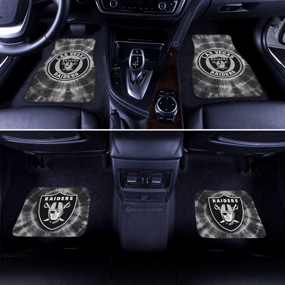 Las Vegas Raiders Car Floor Mats Custom Tie Dye Car Accessories - Gearcarcover - 2