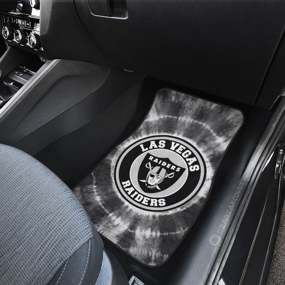 Las Vegas Raiders Car Floor Mats Custom Tie Dye Car Accessories - Gearcarcover - 3