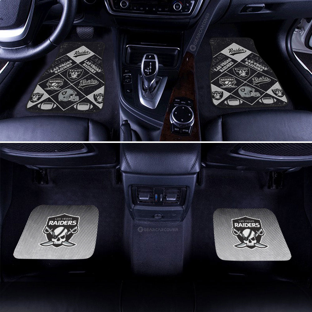 Las Vegas Raiders Car Floor Mats Sporty Team Collection - Gearcarcover - 3