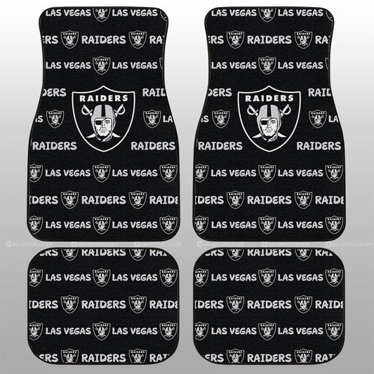 Las Vegas Raiders Car Floor Mats Sporty Team Collection - Gearcarcover - 1