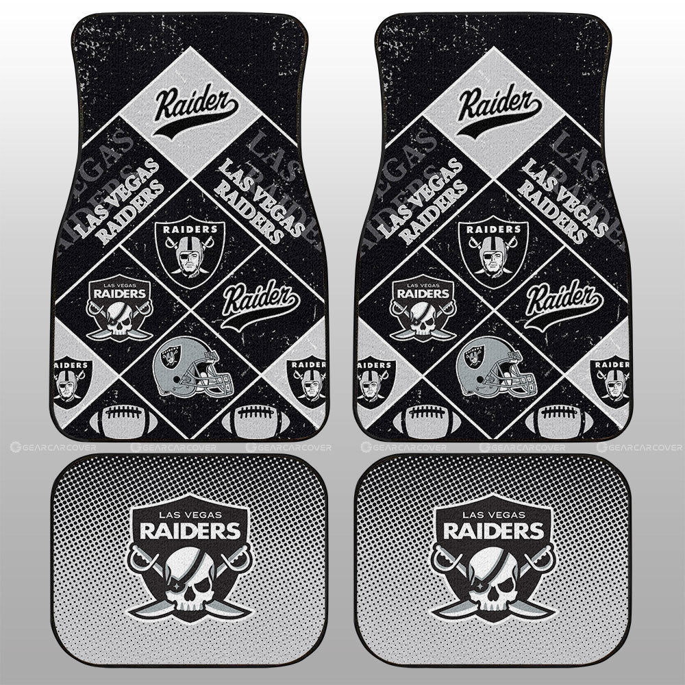 Las Vegas Raiders Car Floor Mats Sporty Team Collection - Gearcarcover - 1