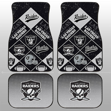 Las Vegas Raiders Car Floor Mats Sporty Team Collection - Gearcarcover - 1