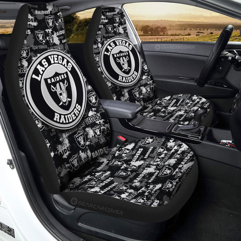Las Vegas Raiders Car Seat Covers Custom Car Accessories - Gearcarcover - 2