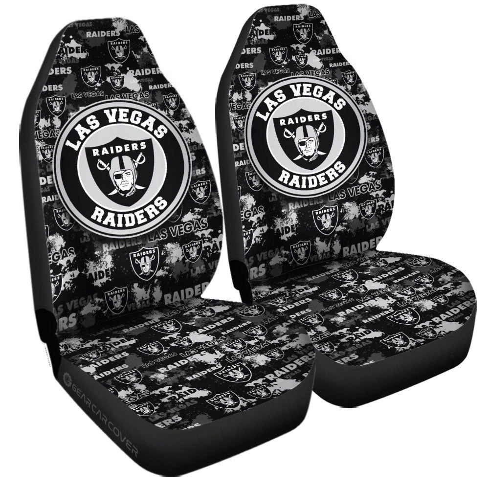 Las Vegas Raiders Car Seat Covers Custom Car Accessories - Gearcarcover - 3