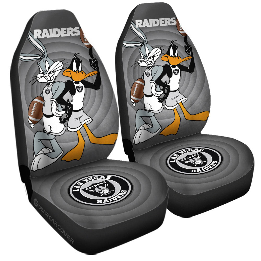 Las Vegas Raiders Car Seat Covers Custom Car Accessories - Gearcarcover - 3