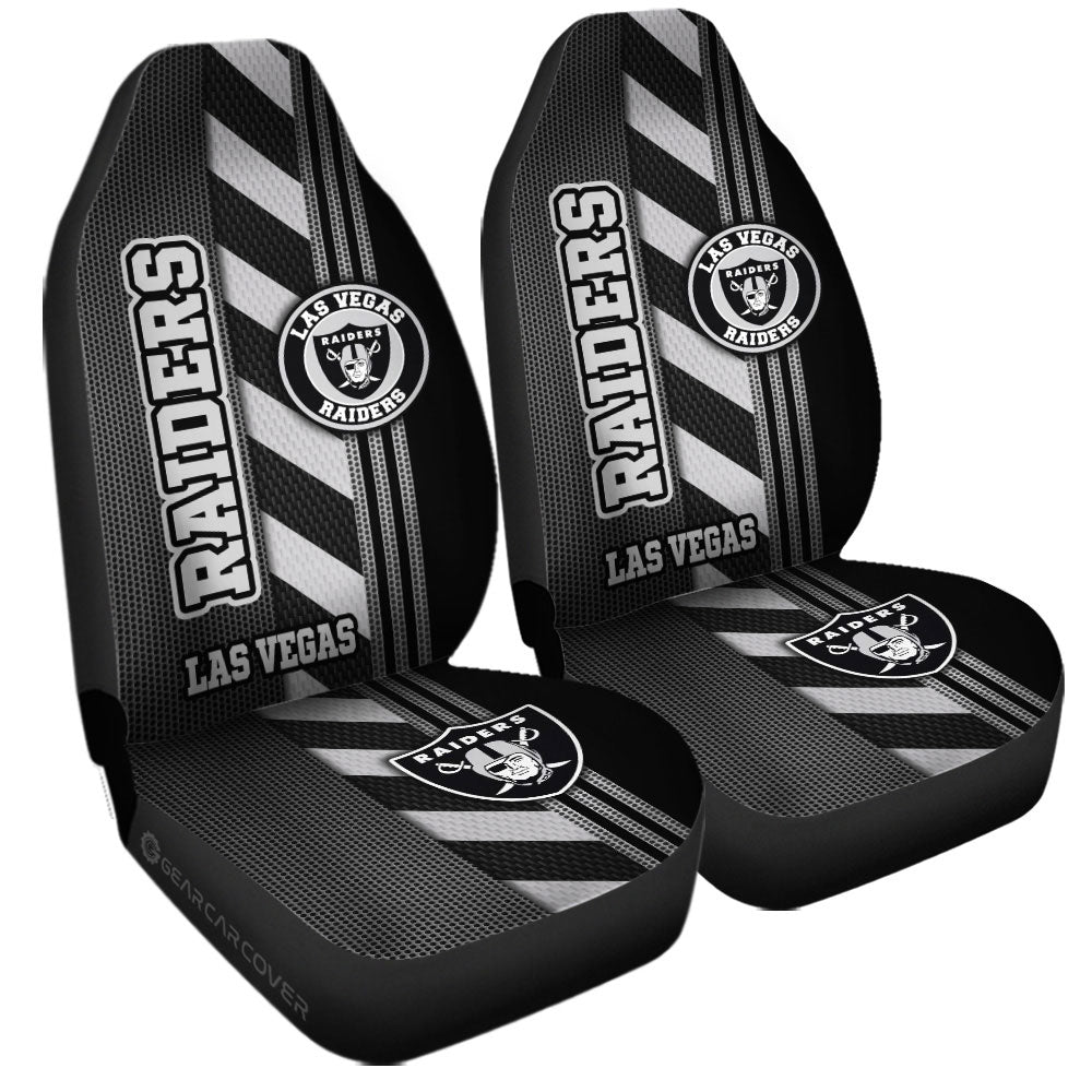 Las Vegas Raiders Car Seat Covers Custom Car Accessories - Gearcarcover - 3