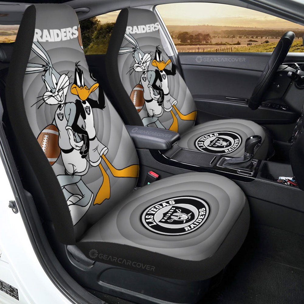 Las Vegas Raiders Car Seat Covers Custom Car Accessories - Gearcarcover - 2