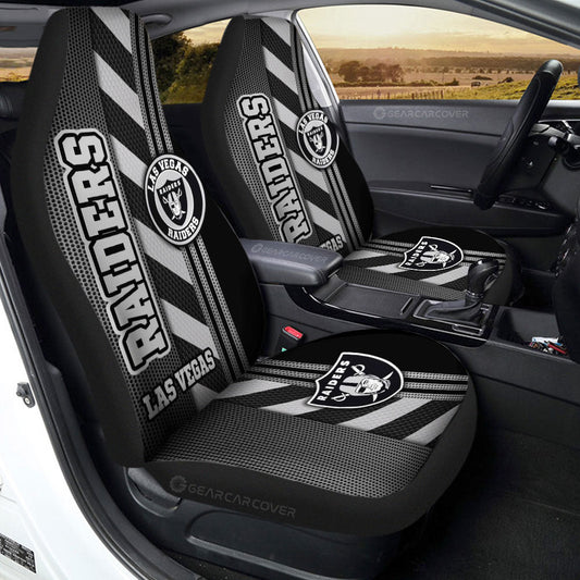 Las Vegas Raiders Car Seat Covers Custom Car Accessories - Gearcarcover - 2