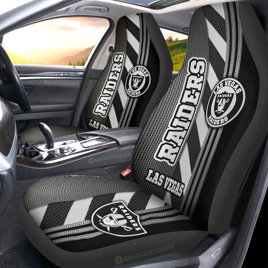 Las Vegas Raiders Car Seat Covers Custom Car Accessories - Gearcarcover - 1