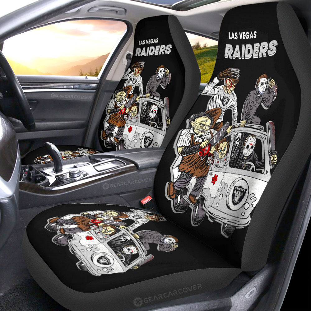 Las Vegas Raiders Car Seat Covers Custom Car Accessories - Gearcarcover - 1