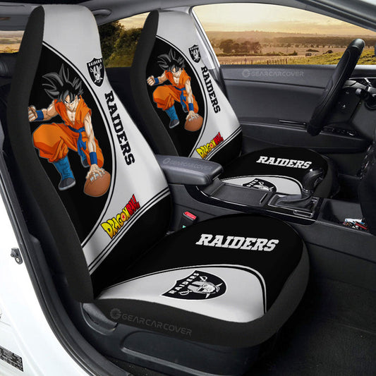 Las Vegas Raiders Car Seat Covers Goku Car Accessories For Fans - Gearcarcover - 2