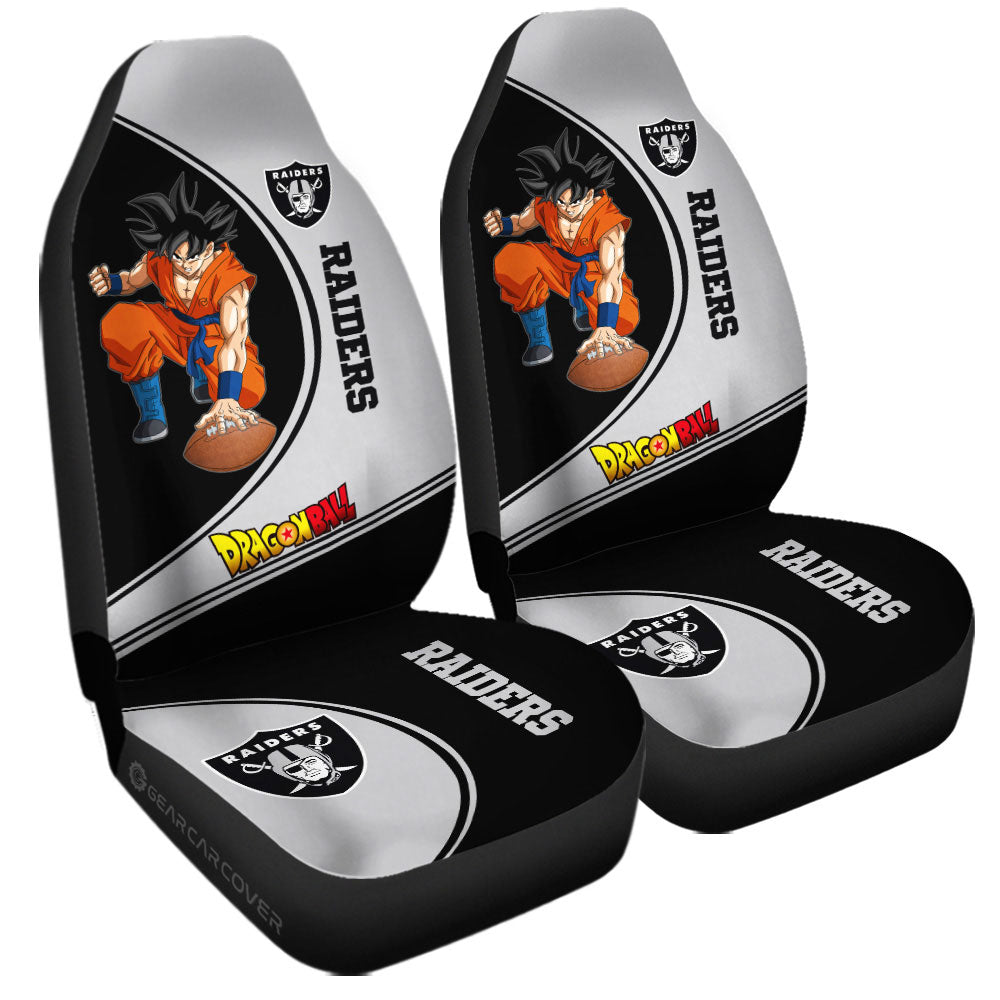 Las Vegas Raiders Car Seat Covers Goku Car Accessories For Fans - Gearcarcover - 3