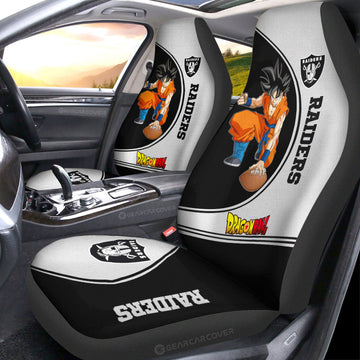 Las Vegas Raiders Car Seat Covers Goku Car Accessories For Fans - Gearcarcover - 1