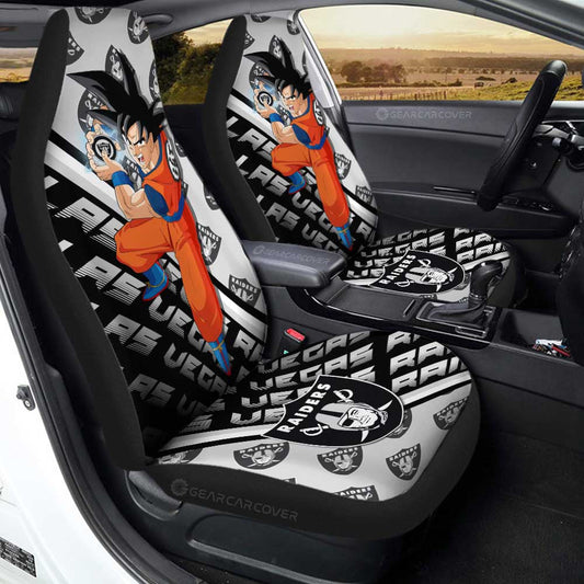 Las Vegas Raiders Car Seat Covers Goku Car Accessories For Fans - Gearcarcover - 1