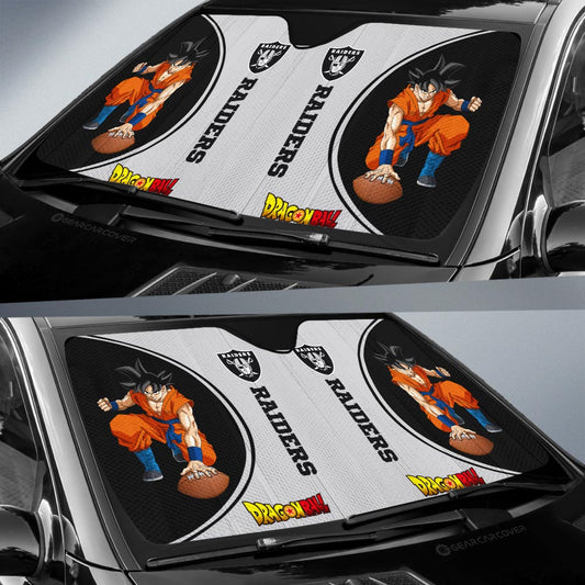 Las Vegas Raiders Car Sunshade Custom Car Accessories For Fans - Gearcarcover - 2