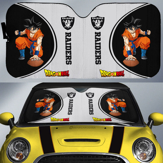 Las Vegas Raiders Car Sunshade Custom Car Accessories For Fans - Gearcarcover - 1