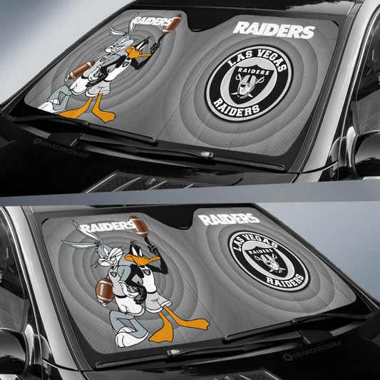 Las Vegas Raiders Car Sunshade Custom Car Accessories - Gearcarcover - 2