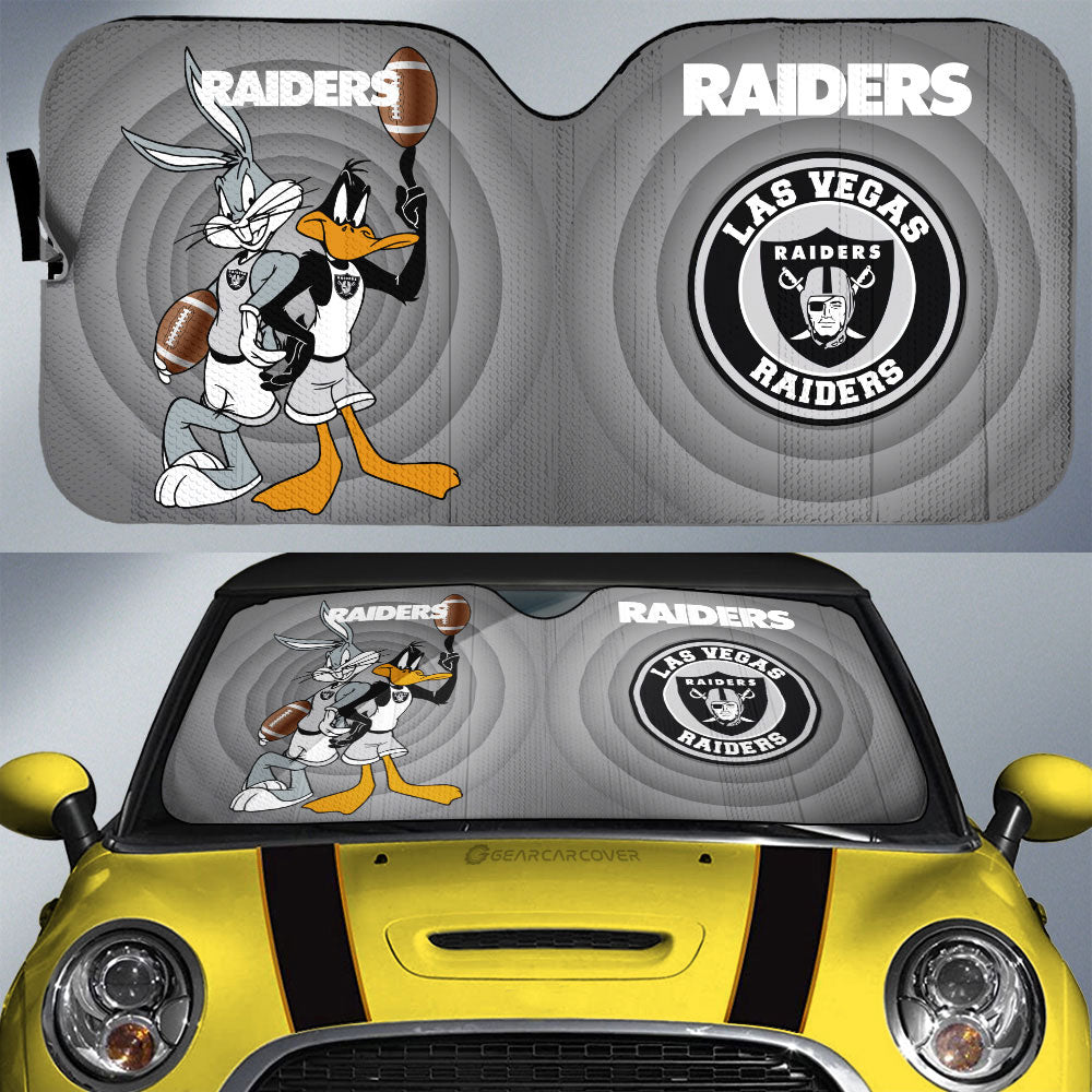 Las Vegas Raiders Car Sunshade Custom Car Accessories - Gearcarcover - 1