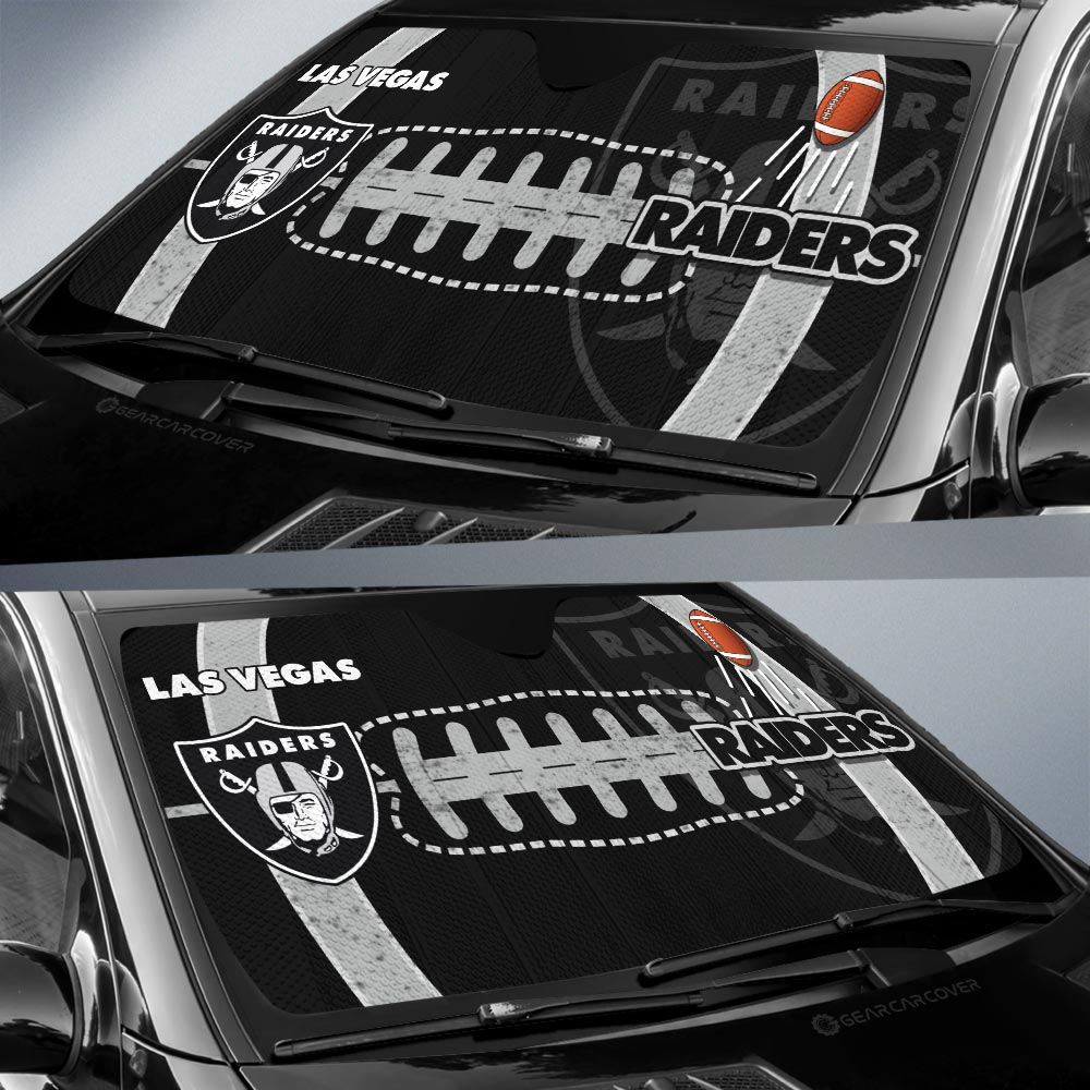 Las Vegas Raiders Car Sunshade Custom Car Accessories - Gearcarcover - 2