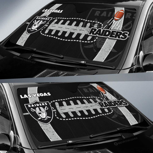 Las Vegas Raiders Car Sunshade Custom Car Accessories - Gearcarcover - 2