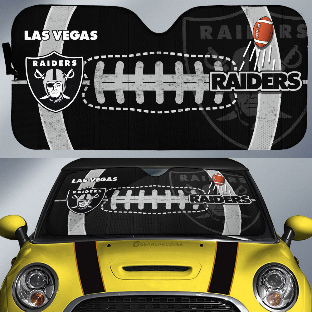 Las Vegas Raiders Car Sunshade Custom Car Accessories - Gearcarcover - 1