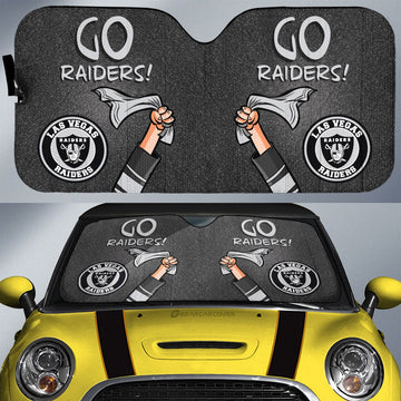 Las Vegas Raiders Car Sunshade Custom Car Accessories - Gearcarcover - 1