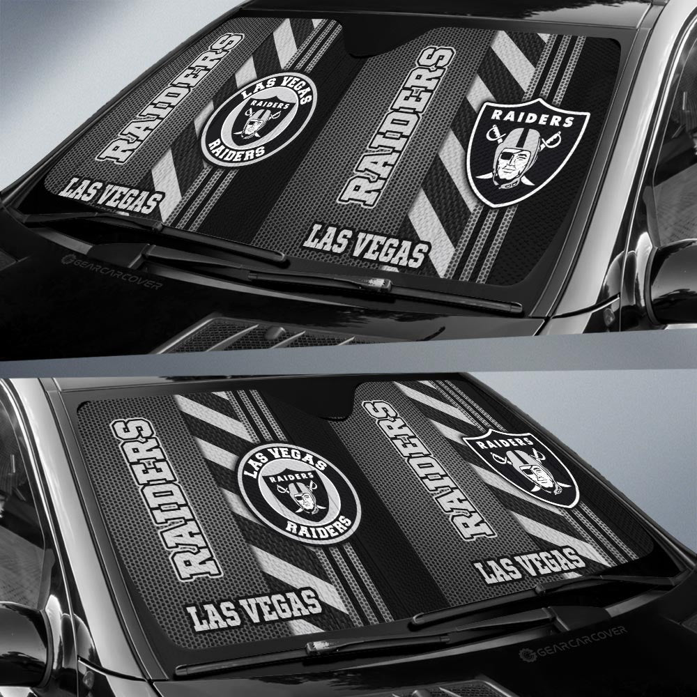 Las Vegas Raiders Car Sunshade Custom Car Accessories - Gearcarcover - 2