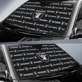 Las Vegas Raiders Car Sunshade Sporty Team Collection - Gearcarcover - 2