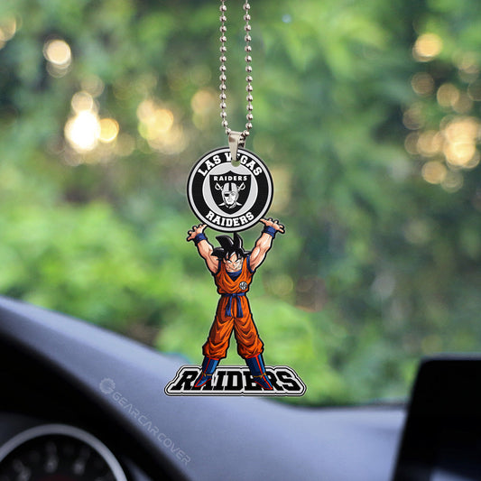 Las Vegas Raiders Ornament Goku Car Accessories - Gearcarcover - 2