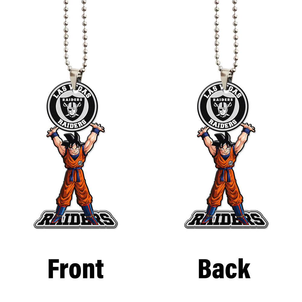 Las Vegas Raiders Ornament Goku Car Accessories - Gearcarcover - 4