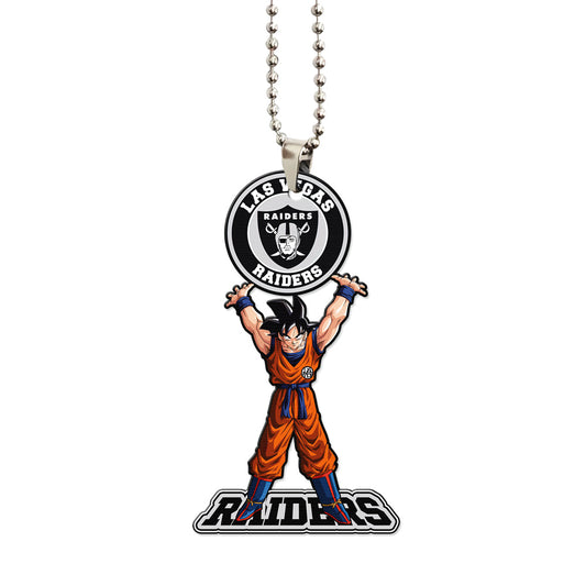 Las Vegas Raiders Ornament Goku Car Accessories - Gearcarcover - 1