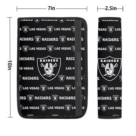 Las Vegas Raiders Seat Belt Covers Sporty Team Collection - Gearcarcover - 1