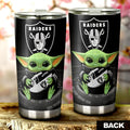 Las Vegas Raiders Tumbler Cup Custom Car Accessories For Fan - Gearcarcover - 2